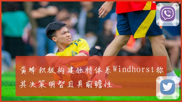 黄蜂积极构建独特体系Windhorst称其决策明智且具前瞻性